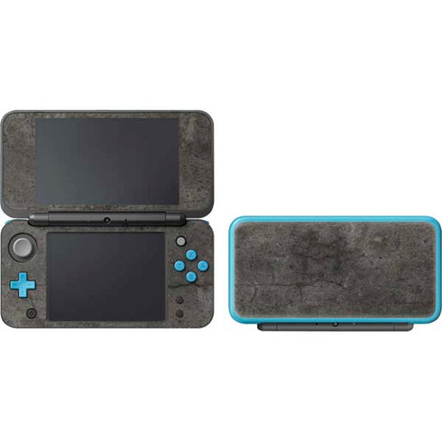 Dark Iron Grey Concrete Nintendo 2DS XL (2017) Skin